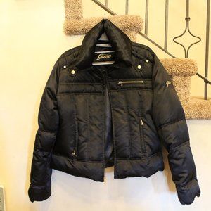 Guess Winter Jacket Black Large